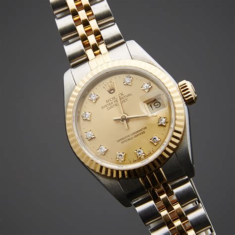 rolex datejust womens used watch